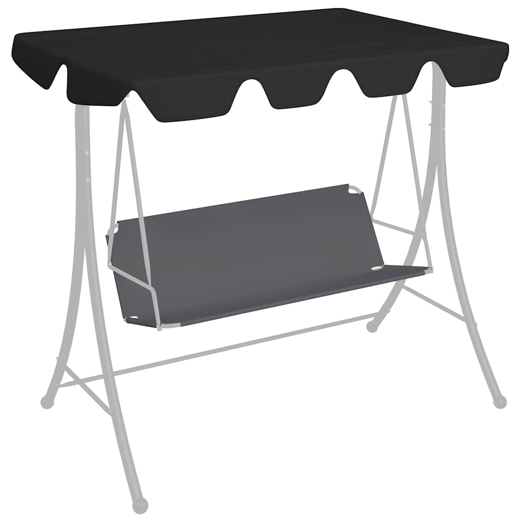 Ersatzdach Für Hollywoodschaukel 150/130X105/70 Cm
