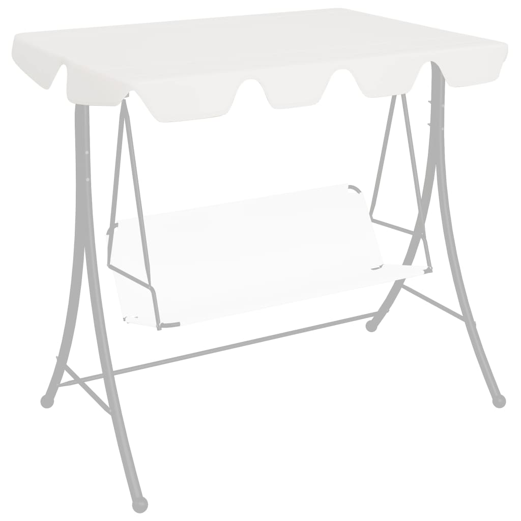 Ersatzdach Für Hollywoodschaukel 150/130X105/70 Cm