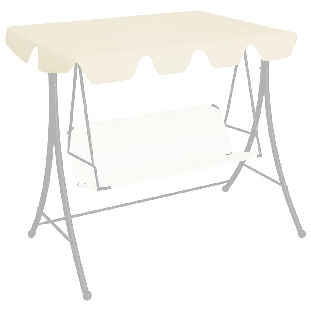 Ersatzdach Für Hollywoodschaukel 150/130X105/70 Cm
