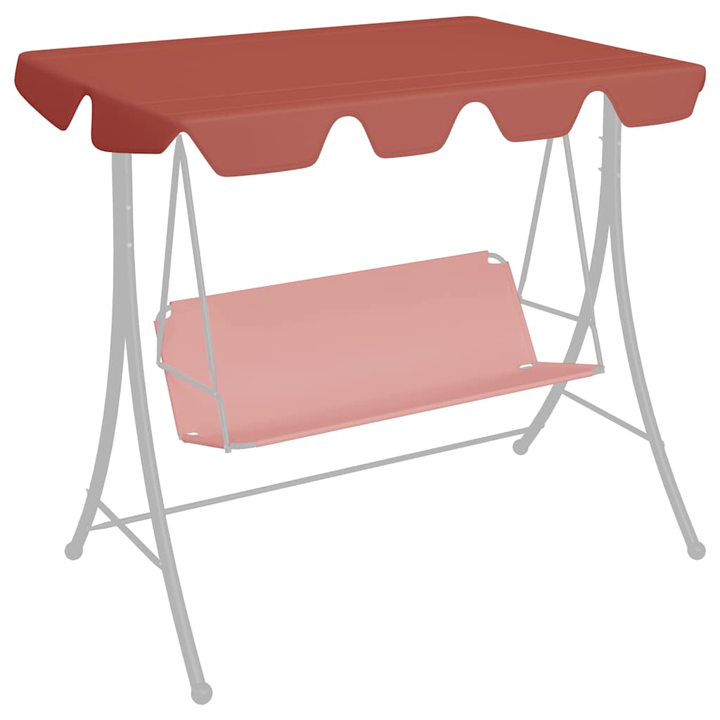 Ersatzdach Für Hollywoodschaukel 150/130X105/70 Cm
