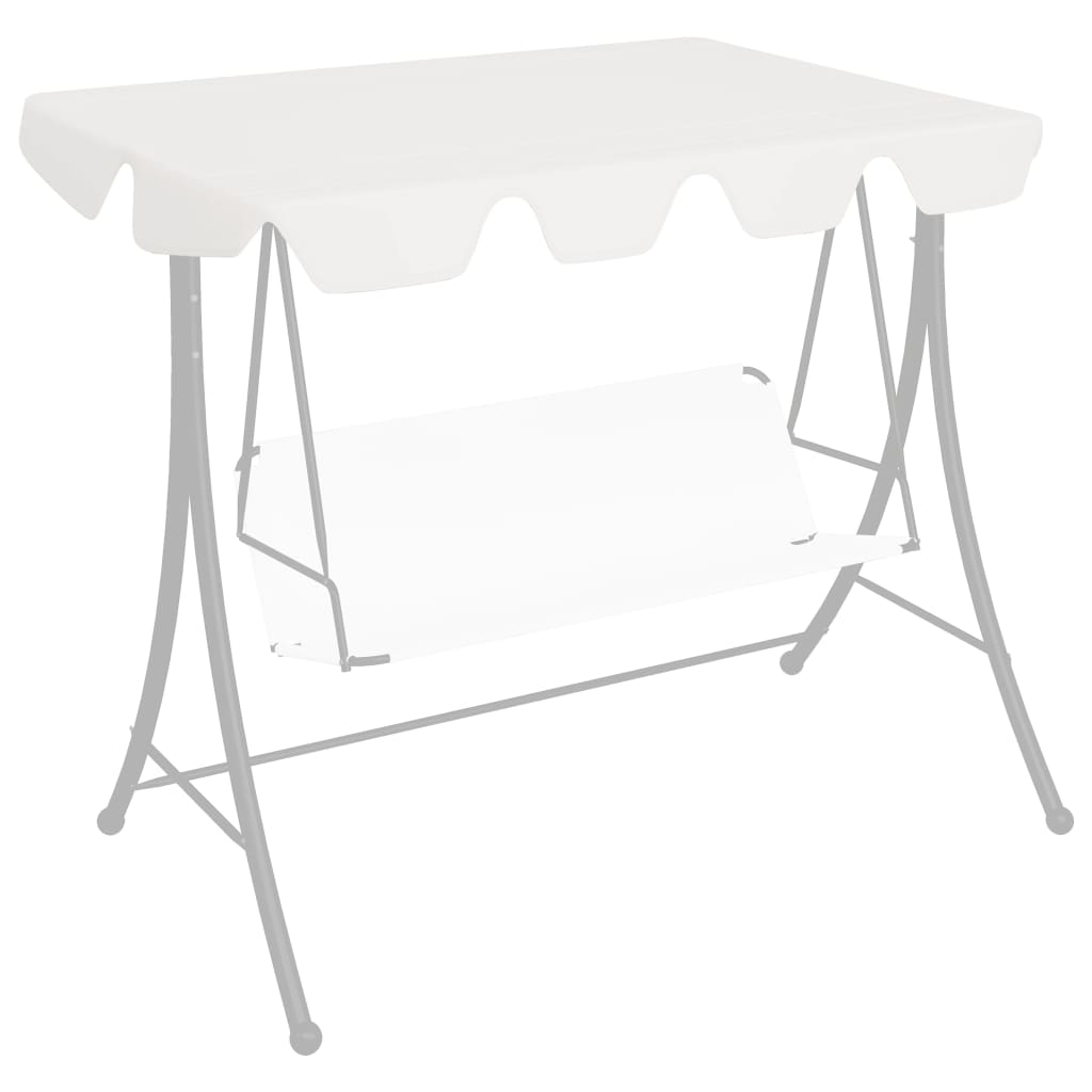 Ersatzdach Für Hollywoodschaukel 150/130X105/70 Cm