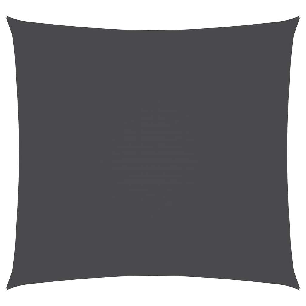 Sonnensegel Oxford-Gewebe Quadratisch 2,5X2,5 M Anthrazit