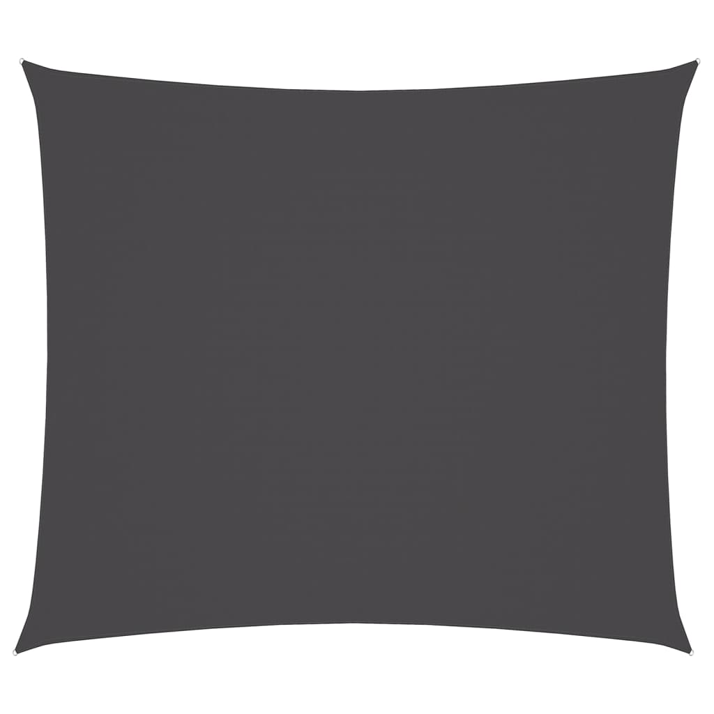 Sonnensegel Oxford-Gewebe Rechteckig 2X2,5 M Anthrazit