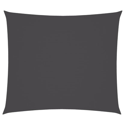 Sonnensegel Oxford-Gewebe Rechteckig 2X2,5 M Anthrazit