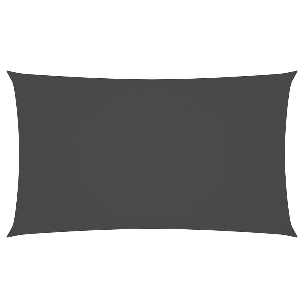 Sonnensegel Oxford-Gewebe Rechteckig 2X4,5 M Anthrazit