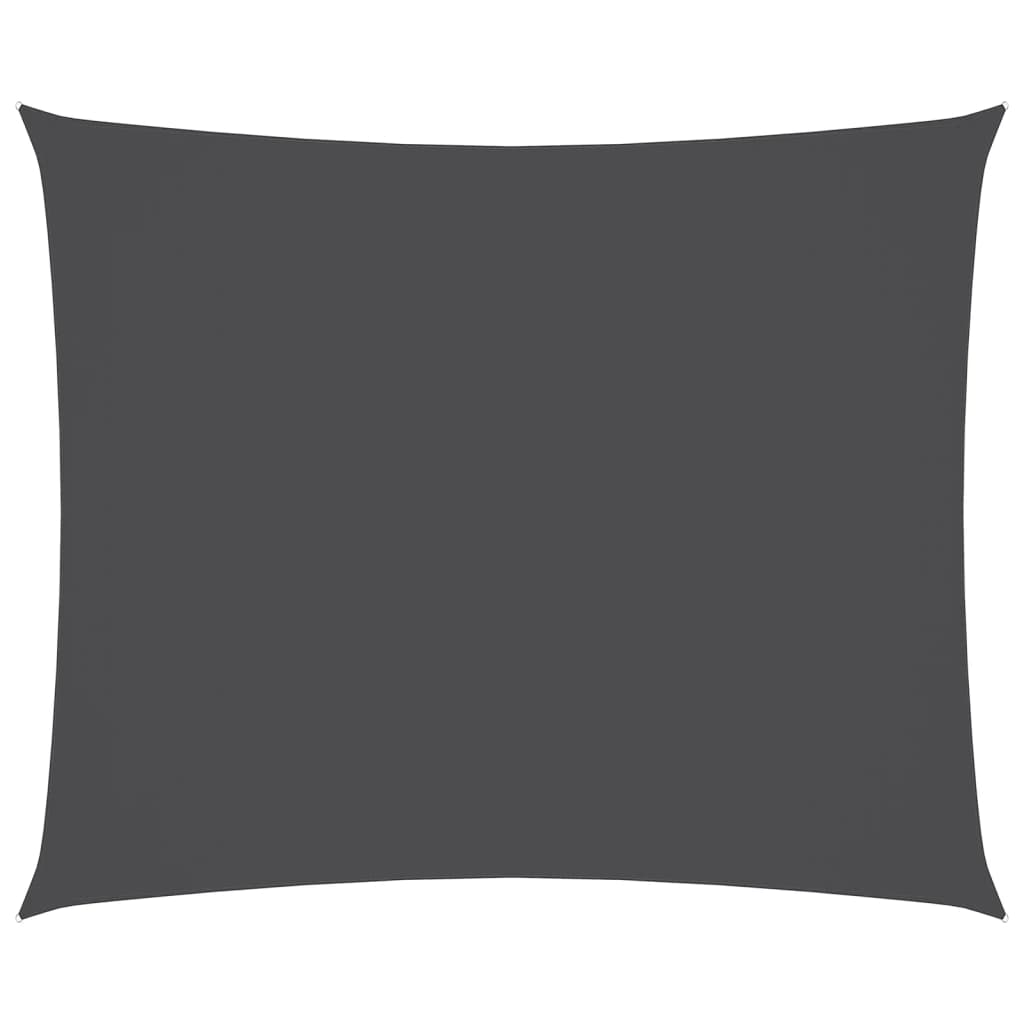 Sonnensegel Oxford-Gewebe Rechteckig 2,5X3,5 M Anthrazit