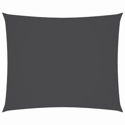 Sonnensegel Oxford-Gewebe Rechteckig 3X4 M Anthrazit