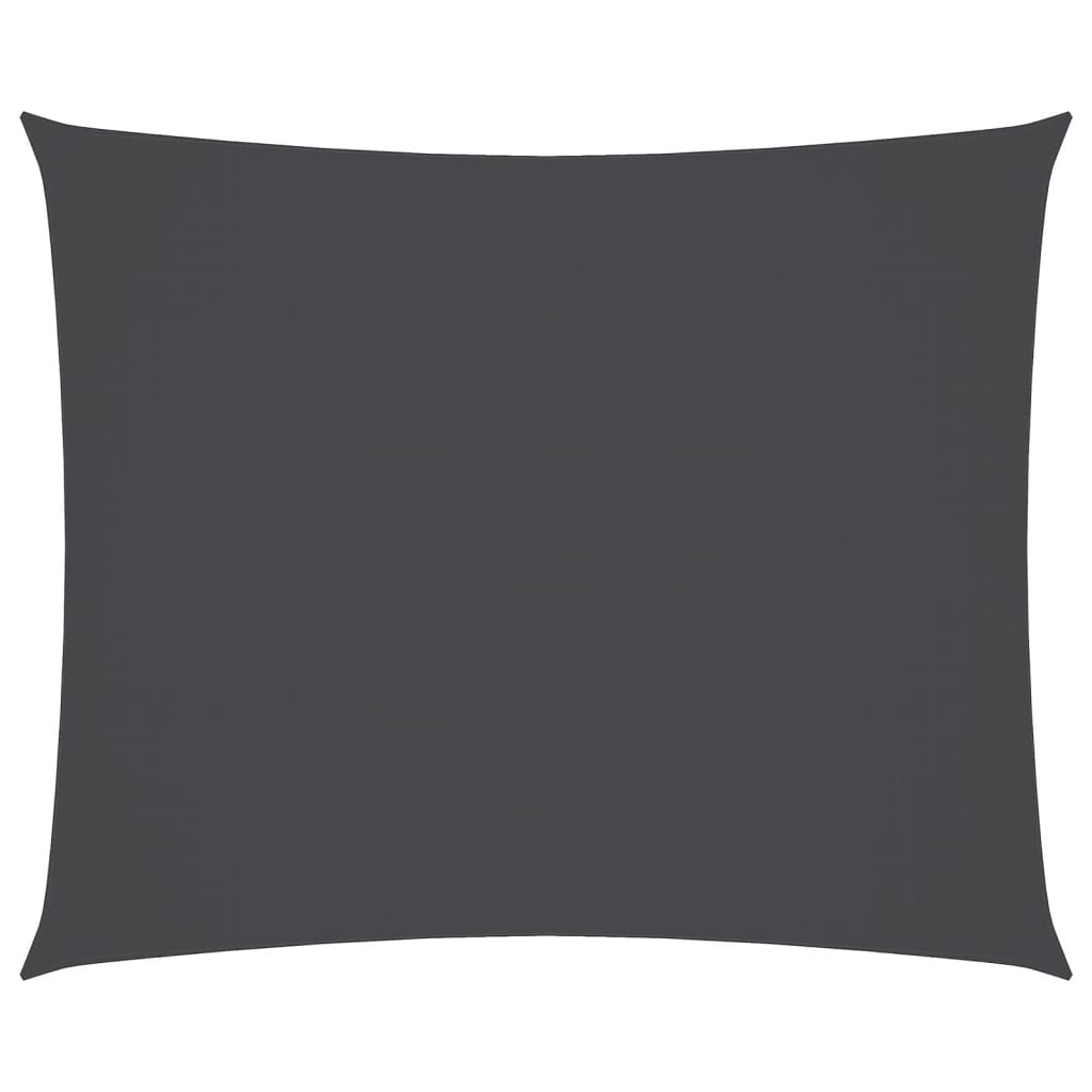 Sonnensegel Oxford-Gewebe Rechteckig 3,5X4,5 M Anthrazit