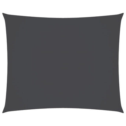 Sonnensegel Oxford-Gewebe Rechteckig 3,5X4,5 M Anthrazit