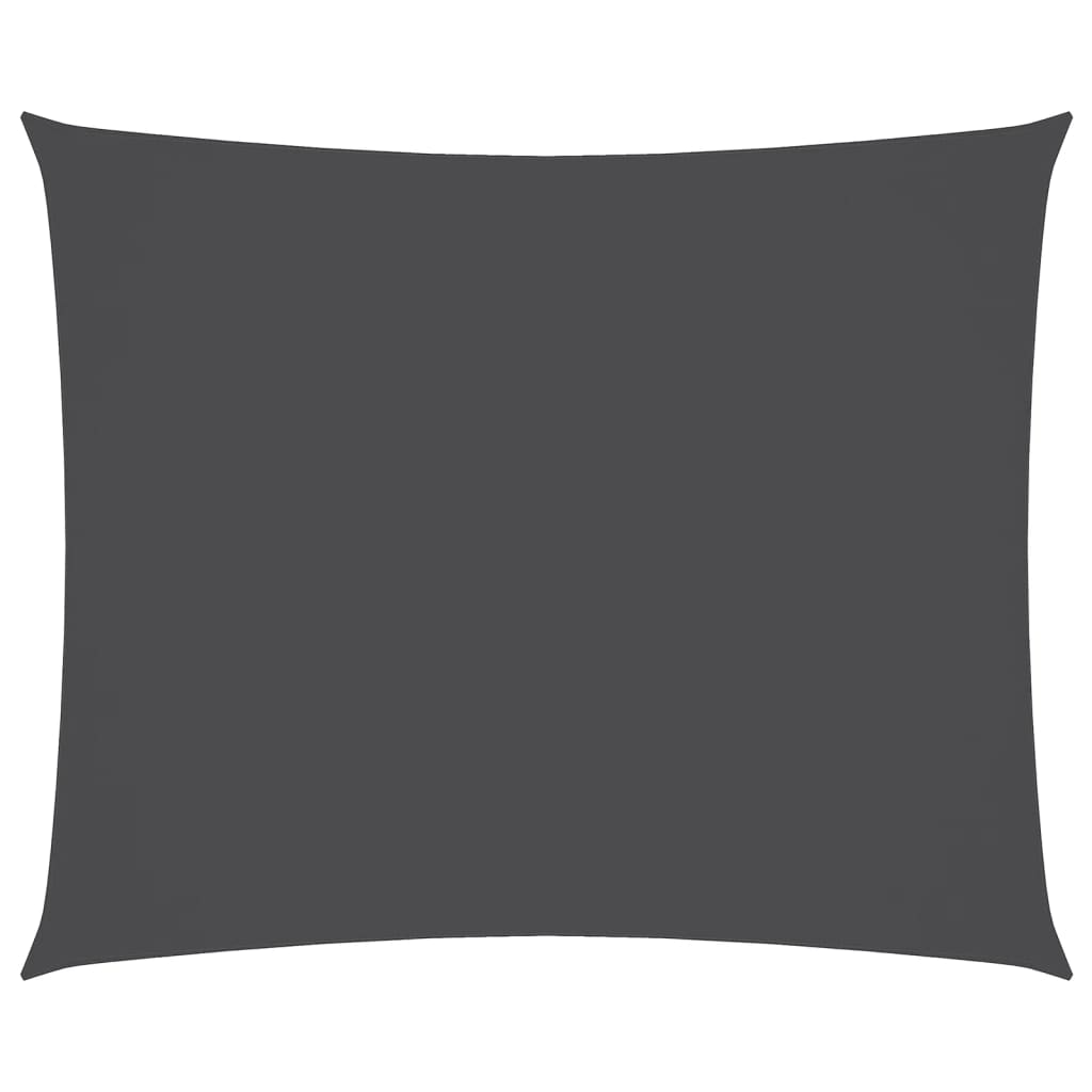 Sonnensegel Oxford-Gewebe Rechteckig 4X5 M Anthrazit