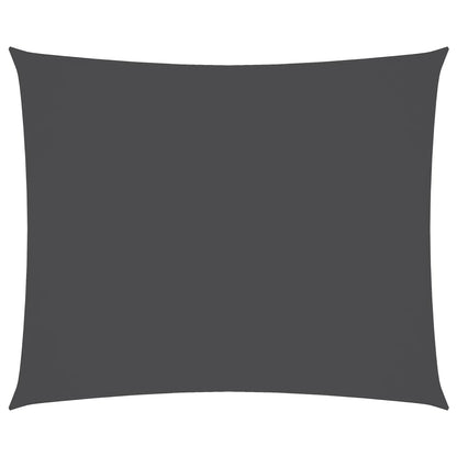 Sonnensegel Oxford-Gewebe Rechteckig 4X5 M Anthrazit