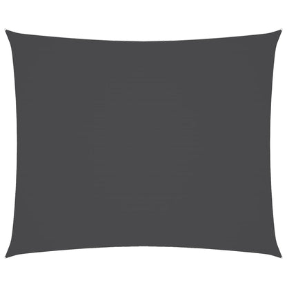 Sonnensegel Oxford-Gewebe Rechteckig 5X6 M Anthrazit