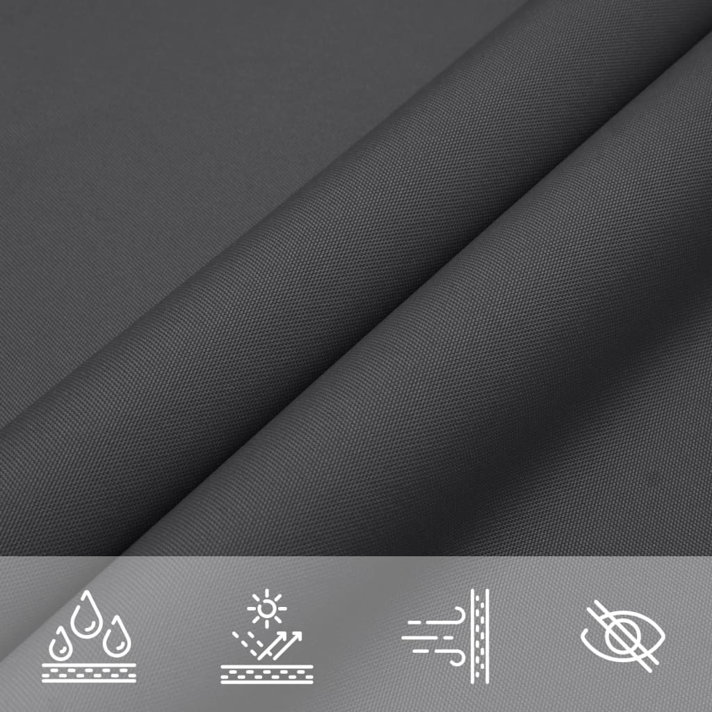 Sonnensegel Oxford-Gewebe Dreieckig 2,5X2,5X3,5 M Anthrazit