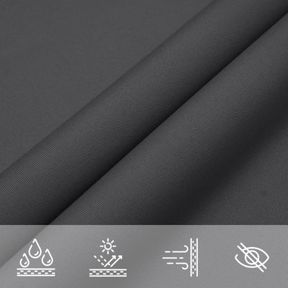 Sonnensegel Oxford-Gewebe Dreieckig 3X3X4,24 M Anthrazit