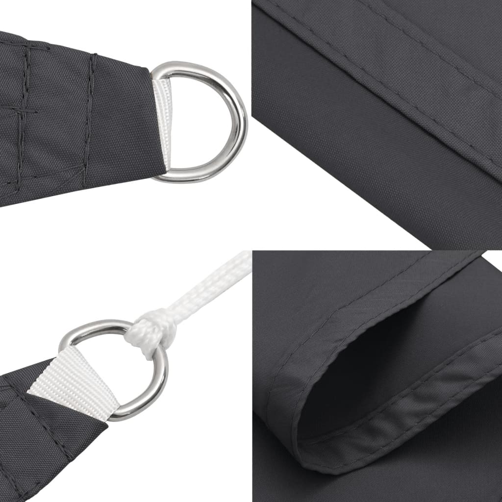 Sonnensegel Oxford-Gewebe Dreieckig 6X6X6 M Anthrazit
