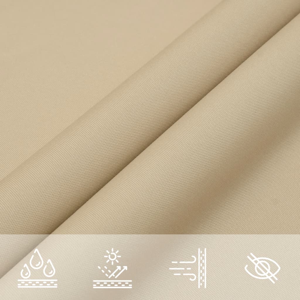 Sonnensegel Oxford-Gewebe Quadratisch 2,5X2,5 M Beige