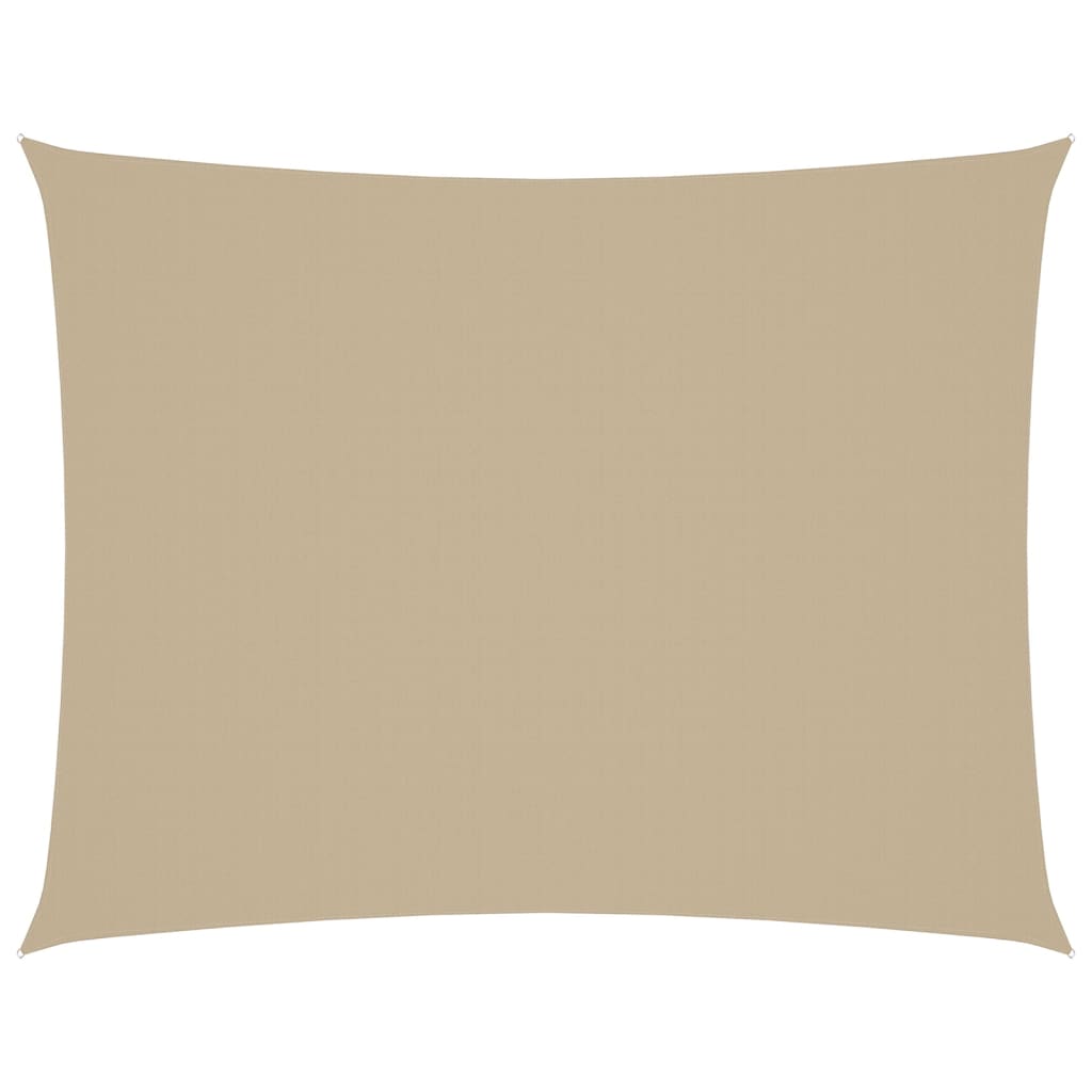 Sonnensegel Oxford-Gewebe Rechteckig 2X3 M Beige