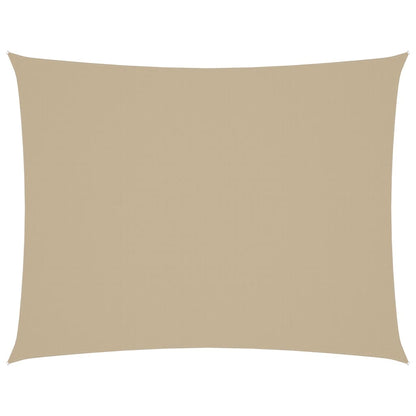 Sonnensegel Oxford-Gewebe Rechteckig 2X3 M Beige
