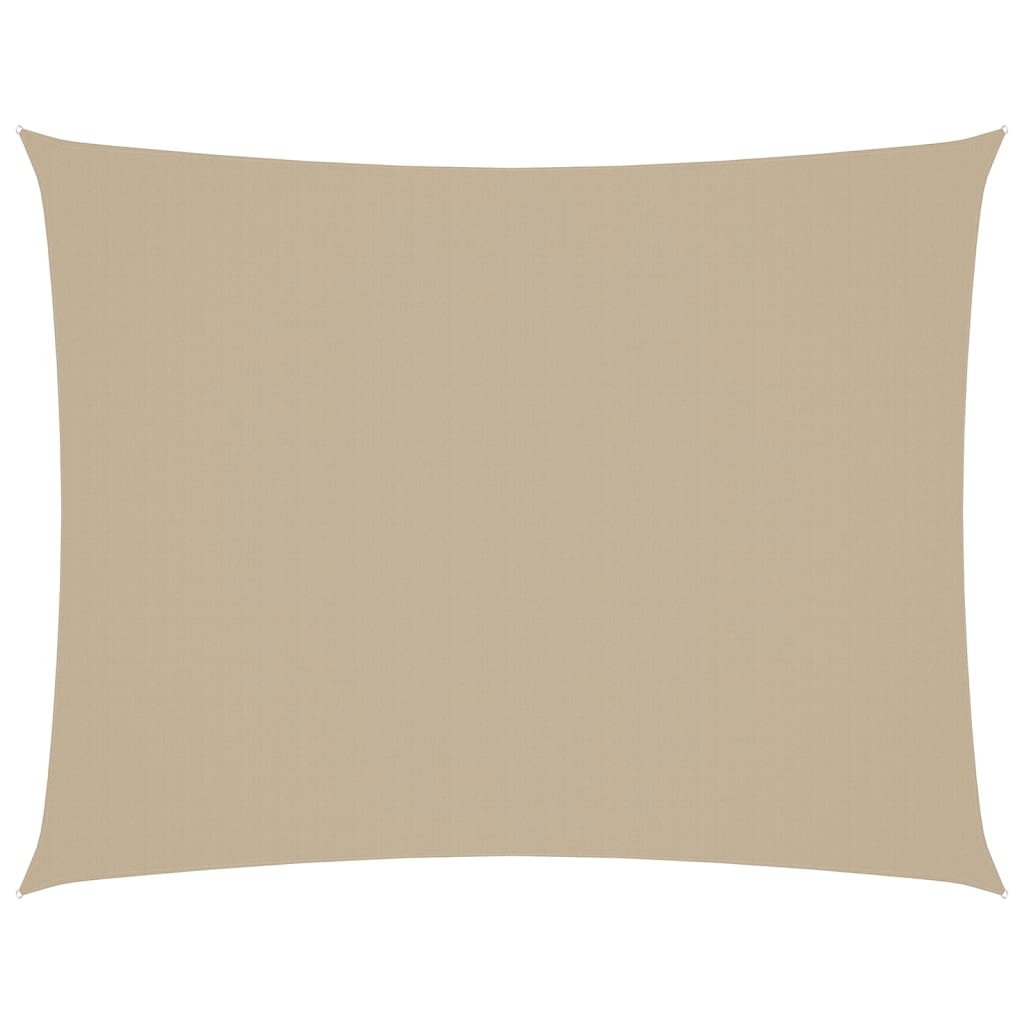 Sonnensegel Oxford-Gewebe Rechteckig 3X4 M Beige