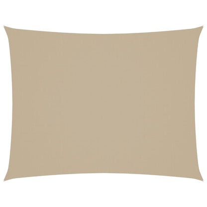 Sonnensegel Oxford-Gewebe Rechteckig 3X4 M Beige