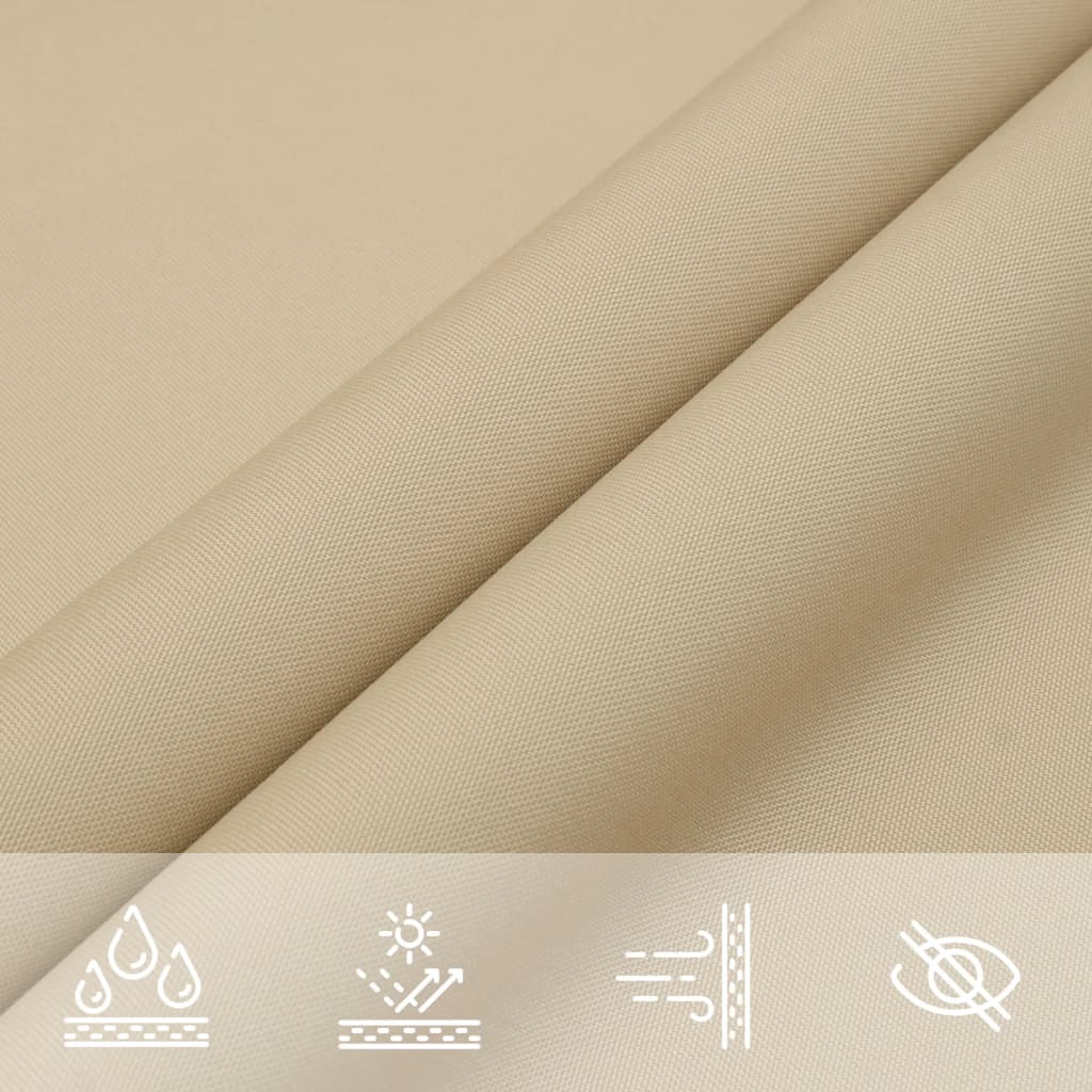 Sonnensegel Oxford-Gewebe Rechteckig 3X4 M Beige