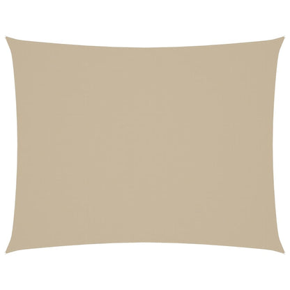 Sonnensegel Oxford-Gewebe Rechteckig 3X4,5 M Beige