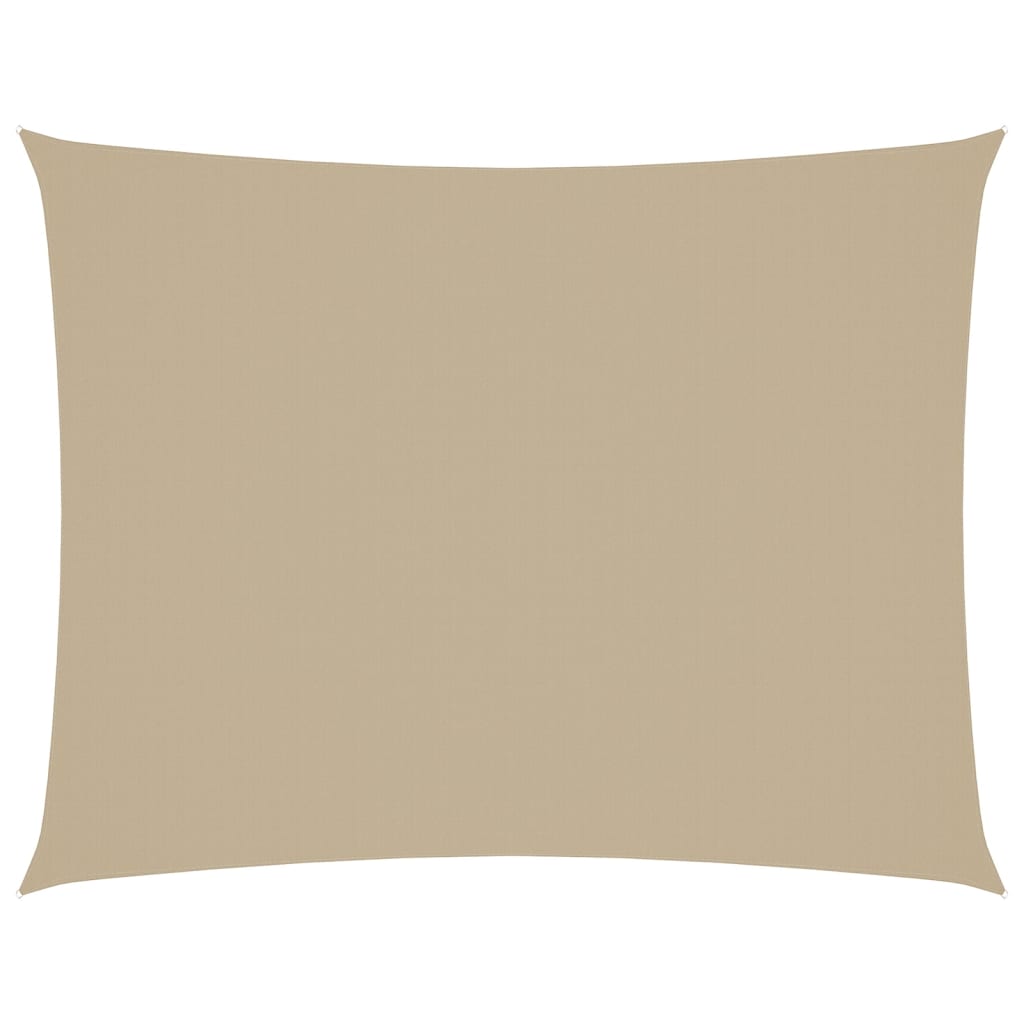 Sonnensegel Oxford-Gewebe Rechteckig 3X6 M Beige