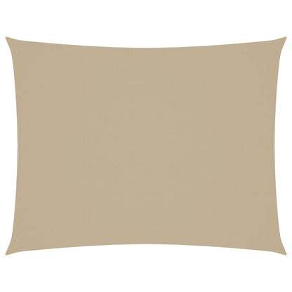 Sonnensegel Oxford-Gewebe Rechteckig 3X6 M Beige