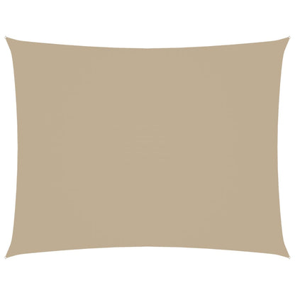 Sonnensegel Oxford-Gewebe Rechteckig 3,5X4,5 M Beige
