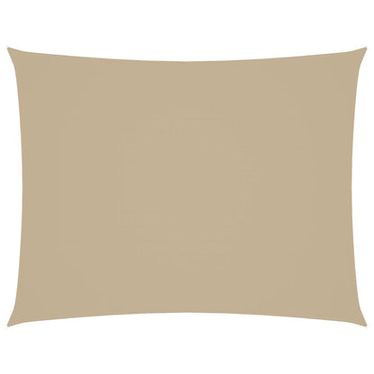 Sonnensegel Oxford-Gewebe Rechteckig 3,5X5 M Beige