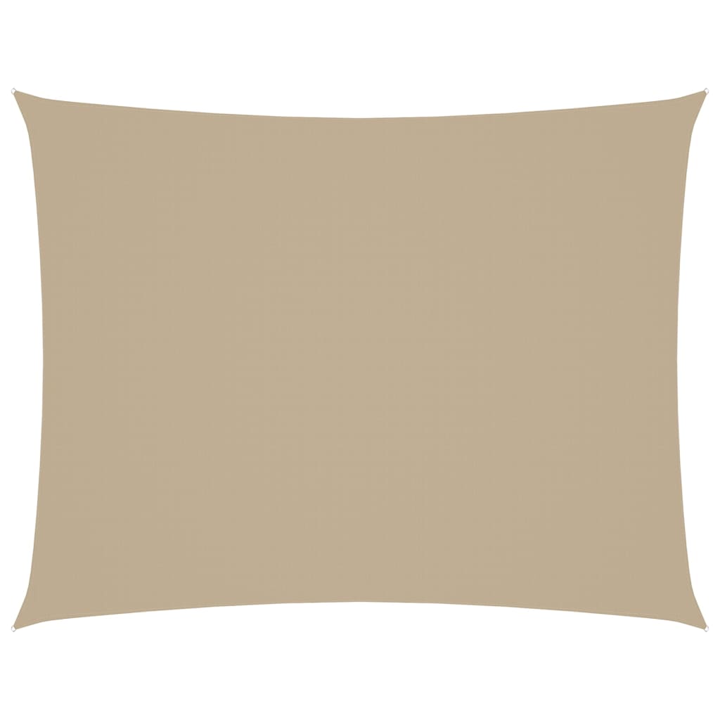 Sonnensegel Oxford-Gewebe Rechteckig 4X5 M Beige