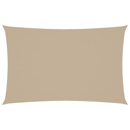 Sonnensegel Oxford-Gewebe Rechteckig 4X7 M Beige