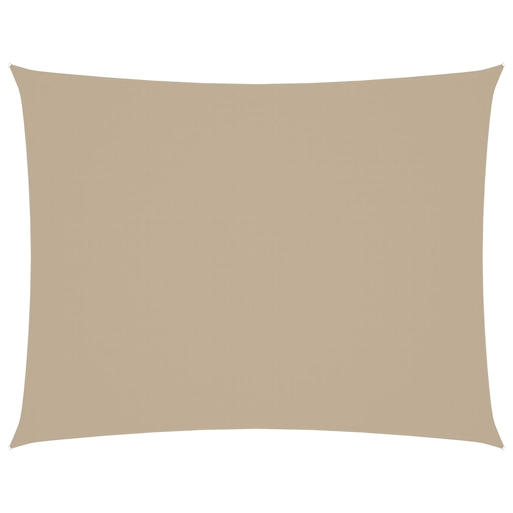 Sonnensegel Oxford-Gewebe Rechteckig 5X6 M Beige