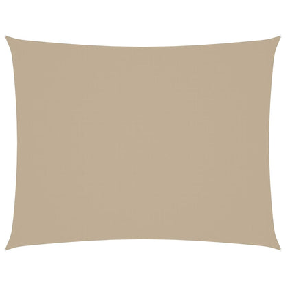 Sonnensegel Oxford-Gewebe Rechteckig 5X6 M Beige