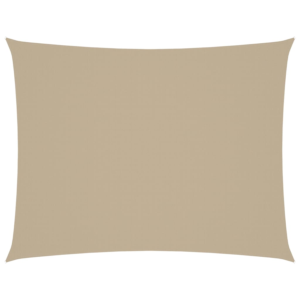 Sonnensegel Oxford-Gewebe Rechteckig 5X7 M Beige