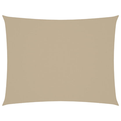 Sonnensegel Oxford-Gewebe Rechteckig 5X7 M Beige