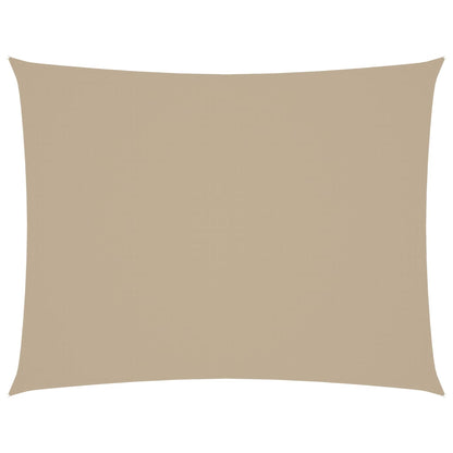 Sonnensegel Oxford-Gewebe Rechteckig 6X7 M Beige