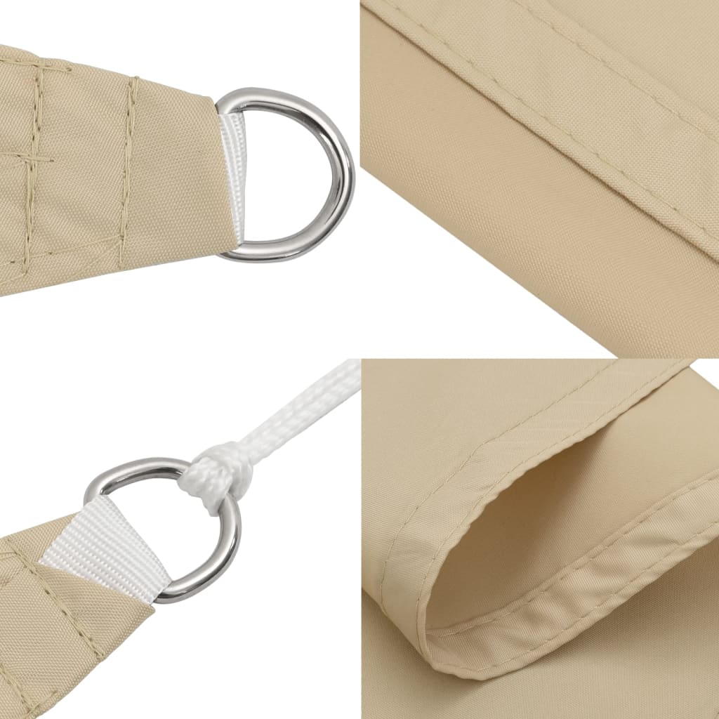 Sonnensegel Oxford-Gewebe Dreieckig 3X4X4 M Beige