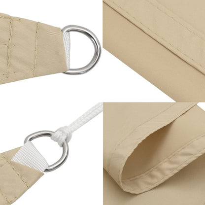 Sonnensegel Oxford-Gewebe Dreieckig 5X7X7 M Beige