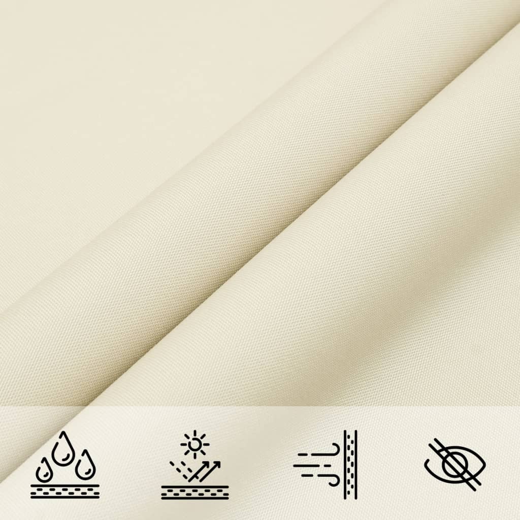 Sonnensegel Oxford-Gewebe Rechteckig 2,5X5 M Creme