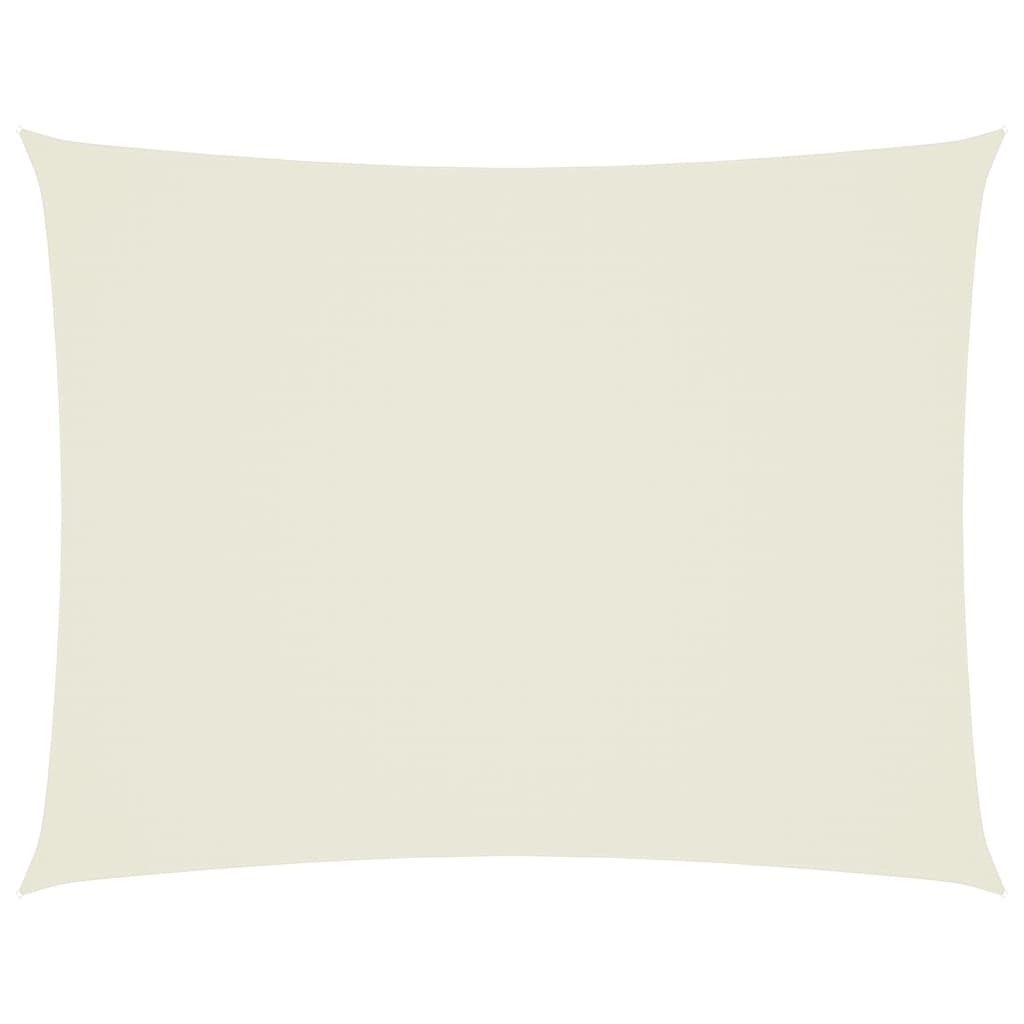 Sonnensegel Oxford-Gewebe Rechteckig 3X4 M Creme