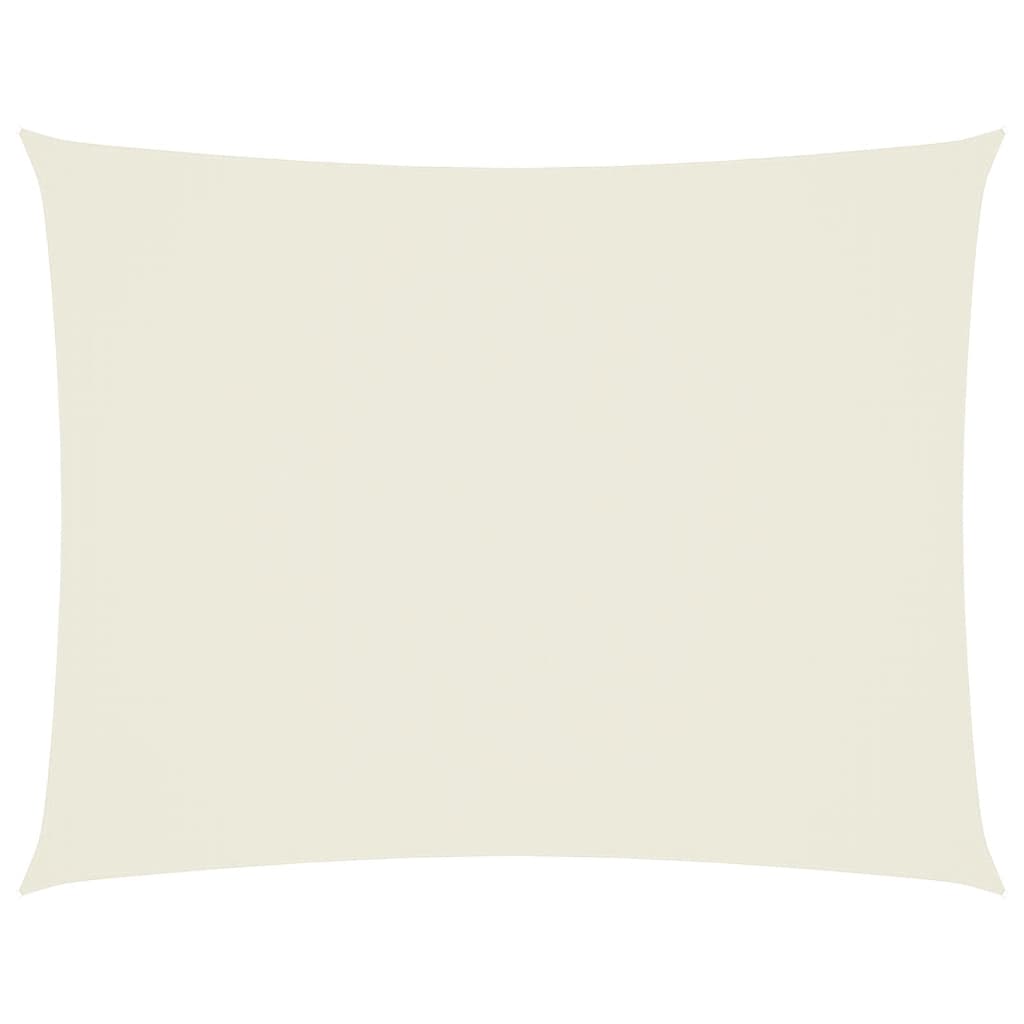 Sonnensegel Oxford-Gewebe Rechteckig 3X4,5 M Creme