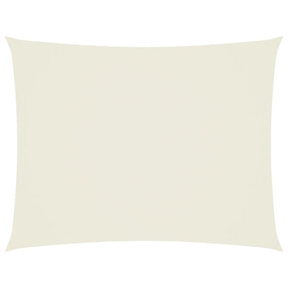 Sonnensegel Oxford-Gewebe Rechteckig 3X4,5 M Creme