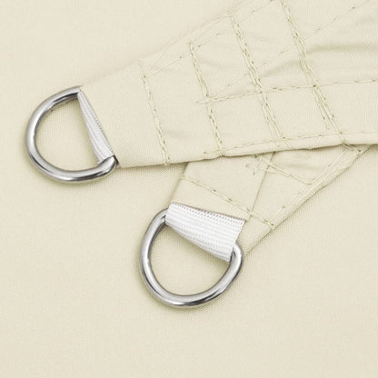 Sonnensegel Oxford-Gewebe Rechteckig 3X4,5 M Creme
