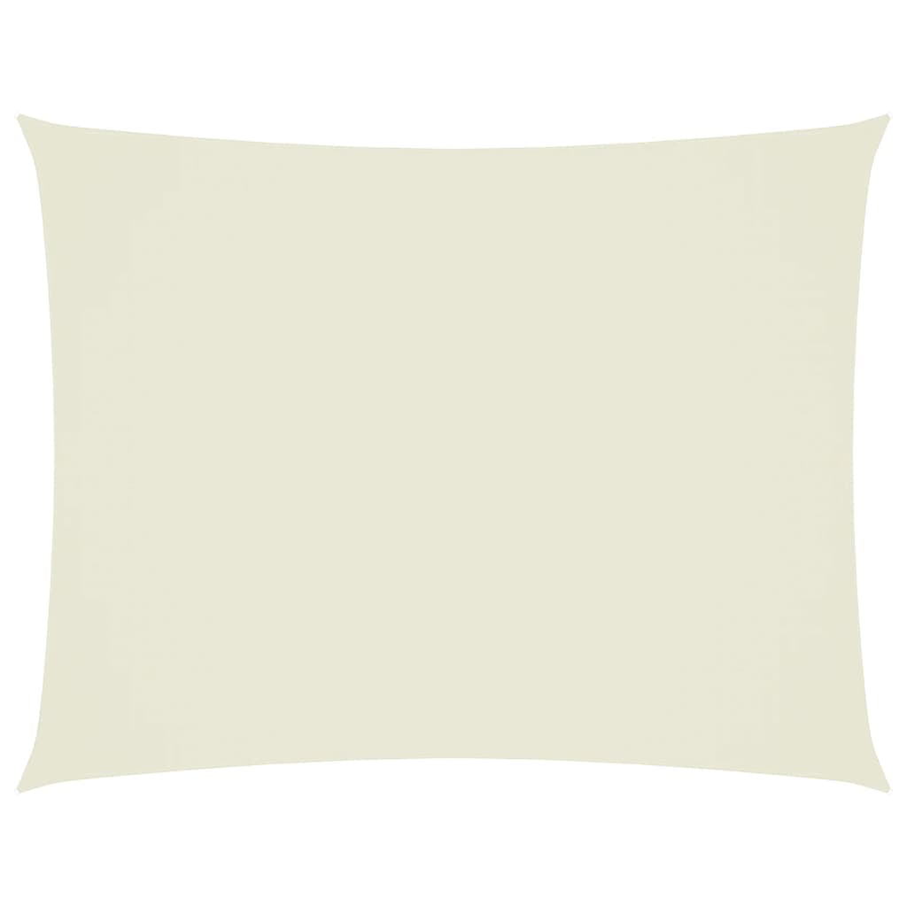 Sonnensegel Oxford-Gewebe Rechteckig 3X6 M Creme
