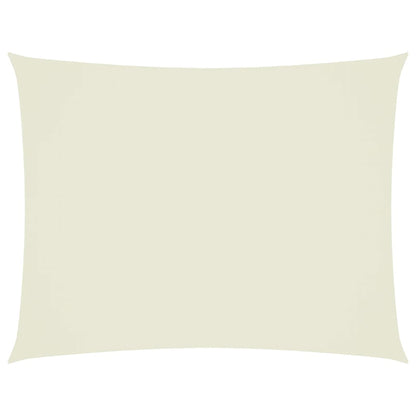 Sonnensegel Oxford-Gewebe Rechteckig 3X6 M Creme