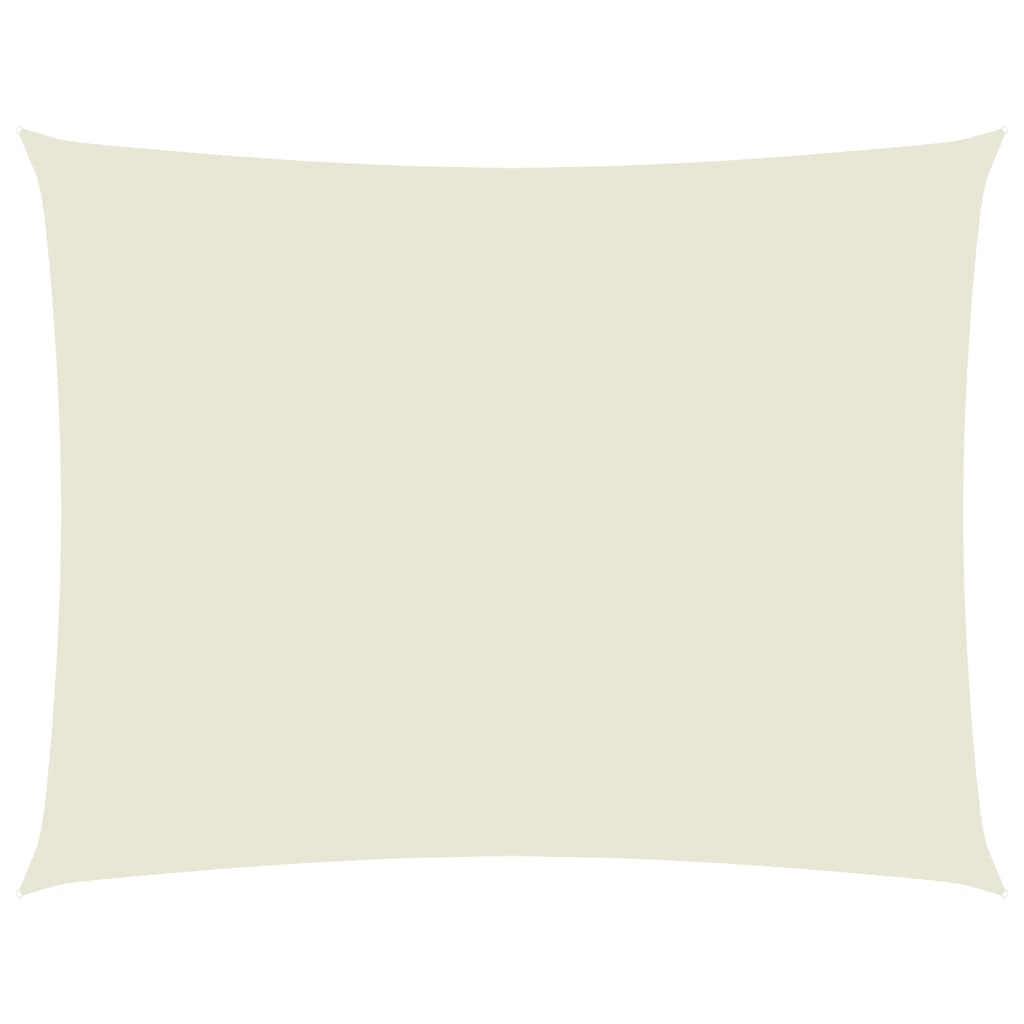 Sonnensegel Oxford-Gewebe Rechteckig 3,5X4,5 M Creme