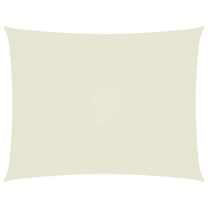 Sonnensegel Oxford-Gewebe Rechteckig 4X5 M Creme