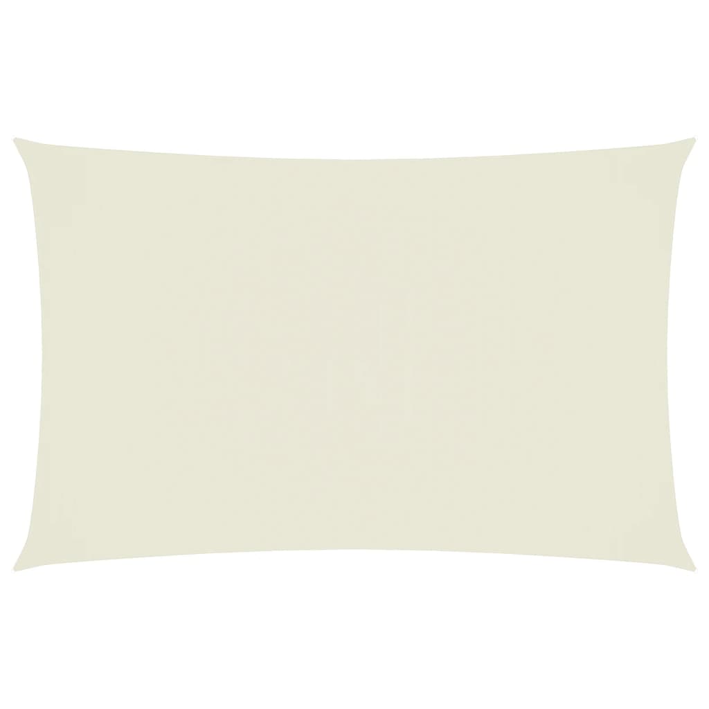Sonnensegel Oxford-Gewebe Rechteckig 4X7 M Creme