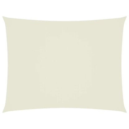 Sonnensegel Oxford-Gewebe Rechteckig 5X6 M Creme